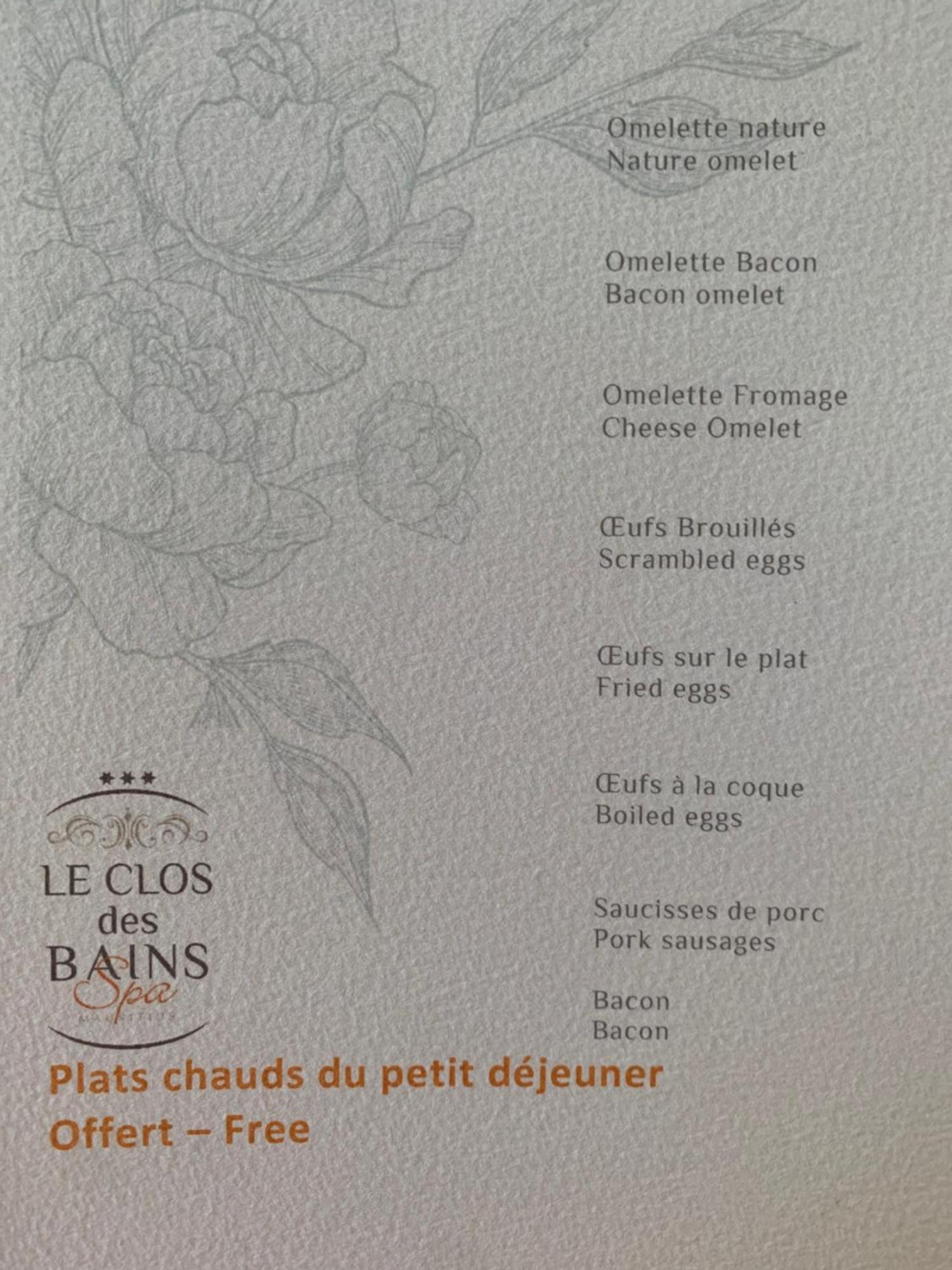 Le Clos Des Bains Mauritius Blue Bay Εξωτερικό φωτογραφία